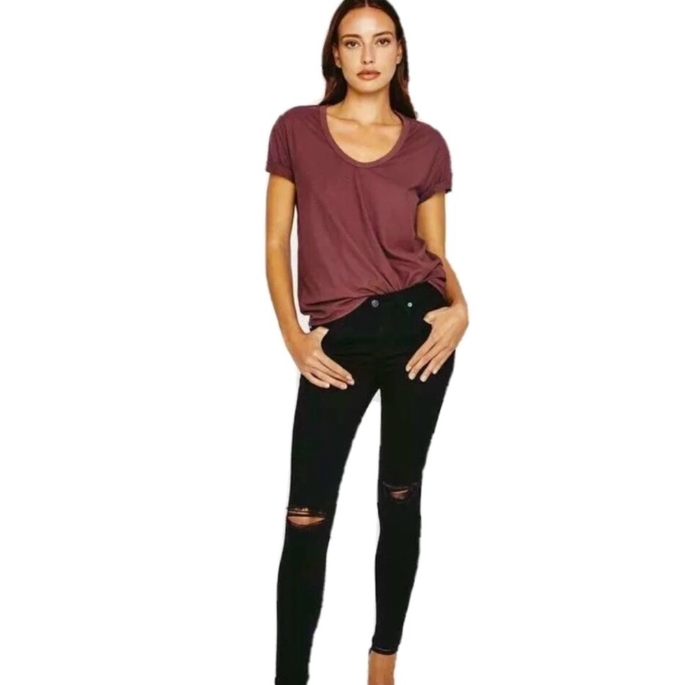 AG JEANS "THE LEGGING ANKLE SUPER SKINNY" Mid-Rise Jeans In "01Y-BPO"